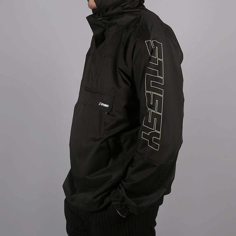 мужская черная куртка Stussy Alpine Pollover 115419-black - цена, описание, фото 3